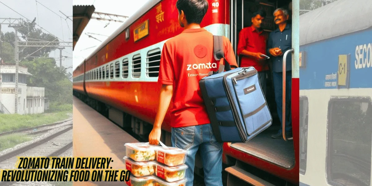 This emage showing a Zomato Train Delivery: Revolutionizing Food on the Go