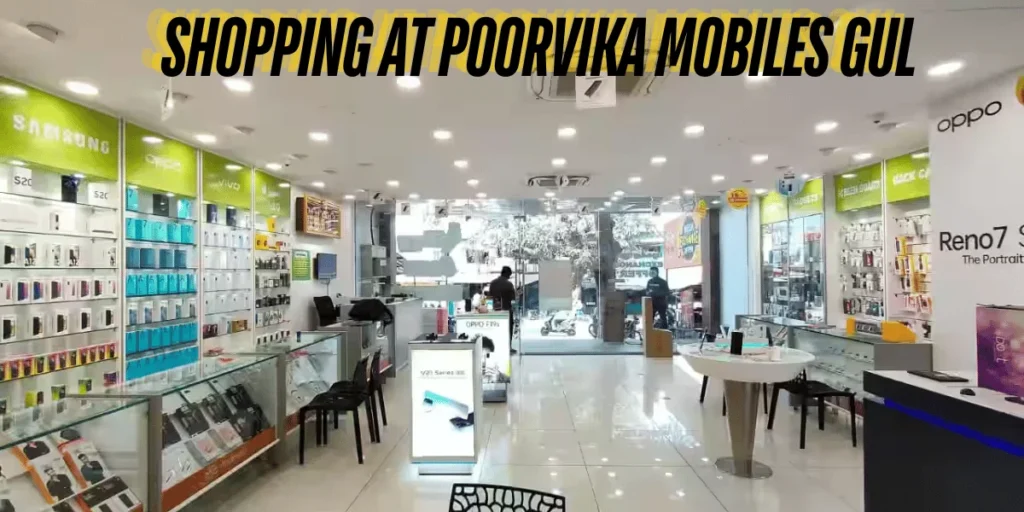 This emage showing a Shopping at Poorvika Mobiles Gul